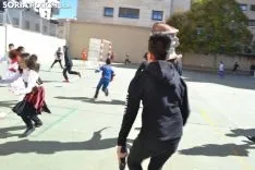 Una imagen del ambiente en el patio del colegio. /SN