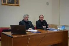 Una imagen del encuentro de sacerdotes diocesanos. /DOS