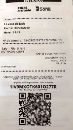 La entrada completa. /Cs