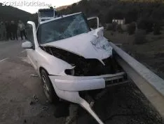 Imágenes del accidente. Foro: Soria Noticias