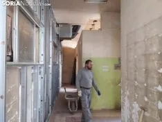 Obras en el Hogar de la Barriada. SN 