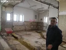 Obras en el Hogar de la Barriada. SN 