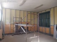 Obras en el Hogar de la Barriada. SN 