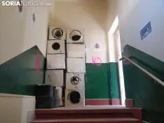 Obras en el Hogar de la Barriada. SN 