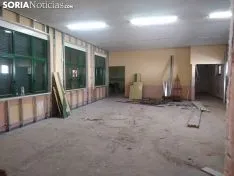 Obras en el Hogar de la Barriada. SN 