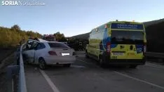 Imágen del accidente. Foto: Soria Noticias