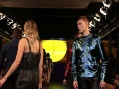 Una imagen de la pasarela con modelos de la olvegueña. 