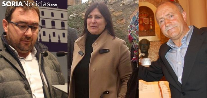 Pedro Casas (izda.), María Luisa Aguilera y León Matute. /SN