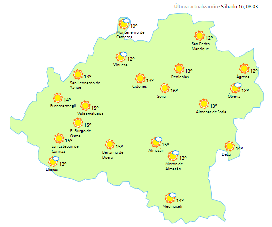 Sábado radiante para comenzar un fin de semana primaveral