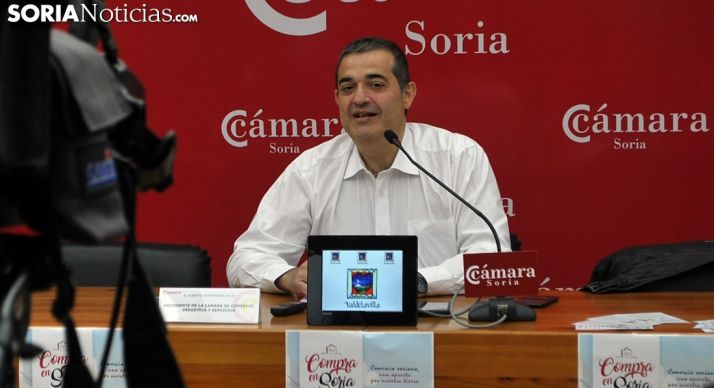 Alberto Santamaría, presidente de la Cámara de Soria. /SN