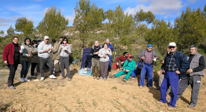 Participantes en la jornada medioambiental.