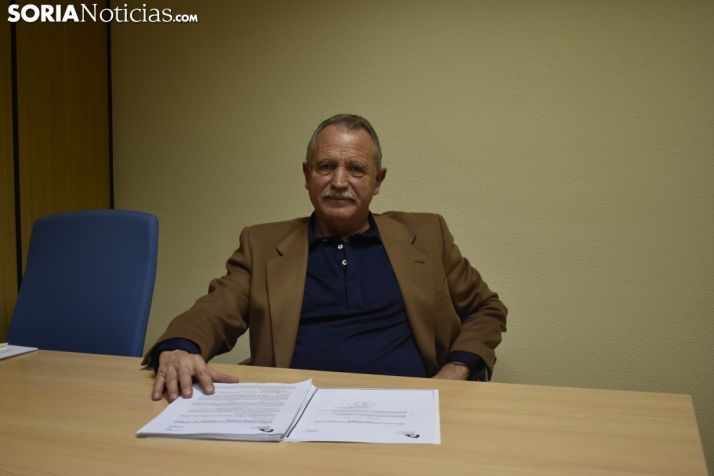 José Antonio de Miguel se sienta en el Rincón de Soria Noticias. SN