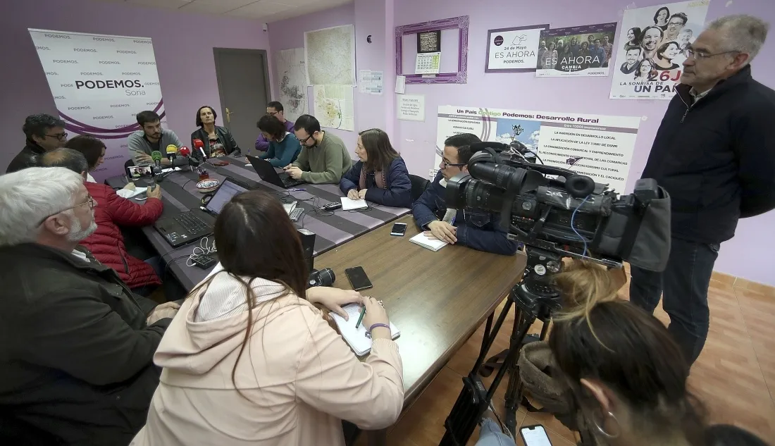 Jorge Ramiro, en rueda de prensa