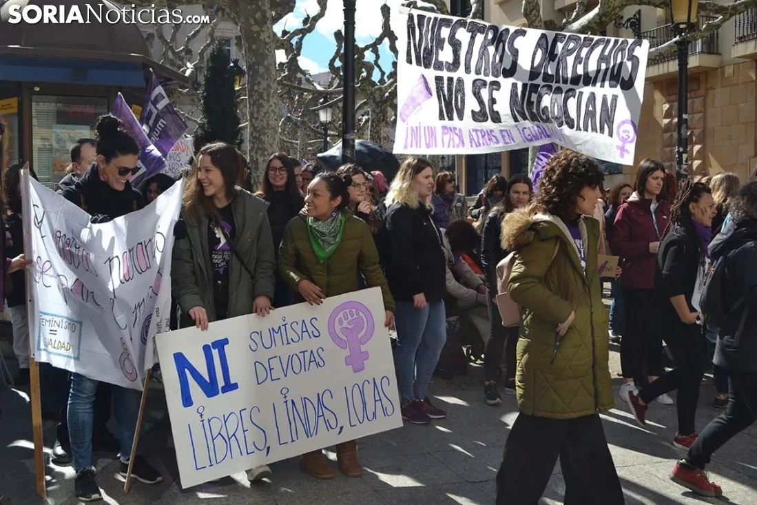 Día de la Mujer 2019 en Soria. 