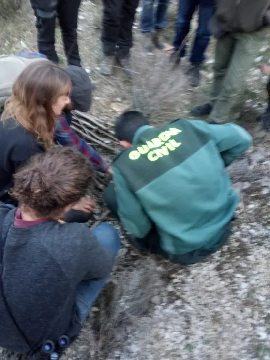 Foto 2 - Hallan huesos humanos en un paraje pr&oacute;ximo a La Fuentona en Cabrejas del Pinar
