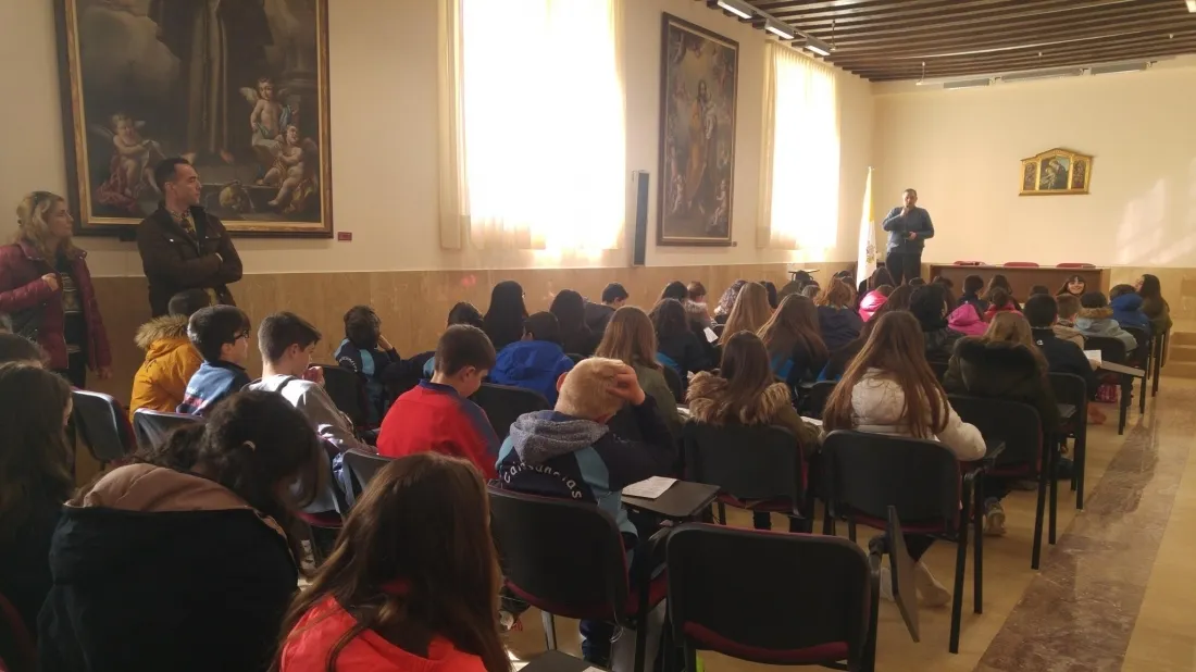Visita al Seminario de la Diócesis Osma-Soria. 