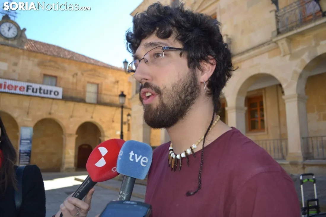 Concentración de Juventud Soriana por el Clima. 