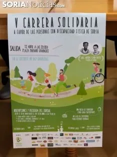 Soria vuelve a correr por la visibilización de la discapacidad. /Jasmín Malvesado