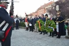 Una imagen del emotivo homenaje esta tarde de sábado. /SN