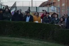 Una imagen del emotivo homenaje esta tarde de sábado. /SN