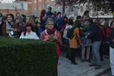 Una imagen del emotivo homenaje esta tarde de sábado. /SN