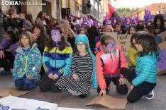 Manifestación del 8-M en la capital de Soria 2019. SN