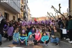 Manifestación del 8-M en la capital de Soria 2019. SN