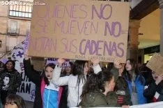 Manifestación del 8-M en la capital de Soria 2019. SN