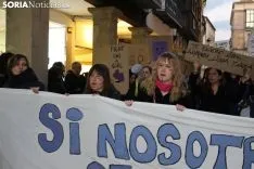 Manifestación del 8-M en la capital de Soria 2019. SN