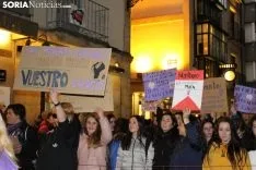 Manifestación del 8-M en la capital de Soria 2019. SN