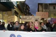 Manifestación del 8-M en la capital de Soria 2019. SN