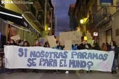 Manifestación del 8-M en la capital de Soria 2019. SN