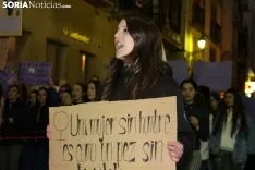 Manifestación del 8-M en la capital de Soria 2019. SN