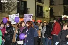 Manifestación del 8-M en la capital de Soria 2019. SN