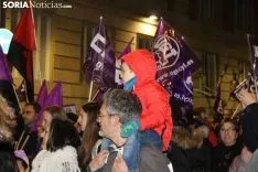 Manifestación del 8-M en la capital de Soria 2019. SN