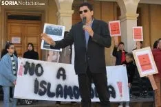 El Colectivo Musulmán se ha reivindicado en la plaza Mayor de Soria. SN