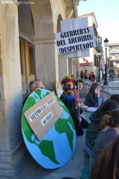 Concentración de Juventud Soriana por el Clima. 