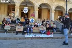 Concentración de Juventud Soriana por el Clima. 