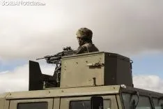 Militares en Garray. Jasmín Malvesado.