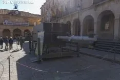 El ejercito toma la Plaza Mayor. Jasmín Malvesado