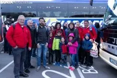 Foto 50 - Fotos: Los autobuses sorianos y el tren ya van camino a Madrid 