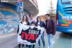 Foto 43 - Fotos: Los autobuses sorianos y el tren ya van camino a Madrid 
