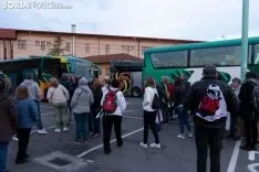 Foto 37 - Fotos: Los autobuses sorianos y el tren ya van camino a Madrid 