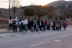 Foto 19 - Fotos: Los autobuses sorianos y el tren ya van camino a Madrid 
