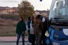 Foto 18 - Fotos: Los autobuses sorianos y el tren ya van camino a Madrid 