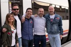 Foto 4 - Fotos: Los autobuses sorianos y el tren ya van camino a Madrid 
