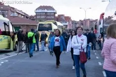 Foto 92 - Fotos: Los autobuses sorianos y el tren ya van camino a Madrid 