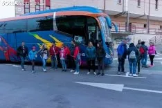 Foto 86 - Fotos: Los autobuses sorianos y el tren ya van camino a Madrid 