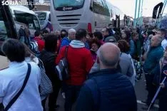 Foto 53 - Fotos: Los autobuses sorianos y el tren ya van camino a Madrid 