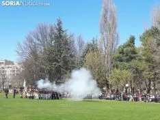 Una imagen de la escenificación este sábado en la Dehesa. /M-Audiovisuales